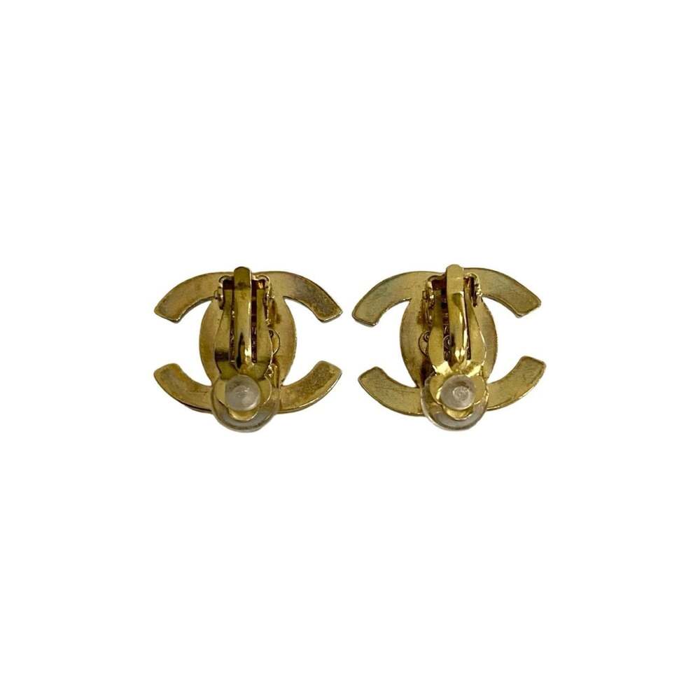 Chanel Cc Logo Clip-On Earrings Metal #208809C10B - Picture 5 of 5